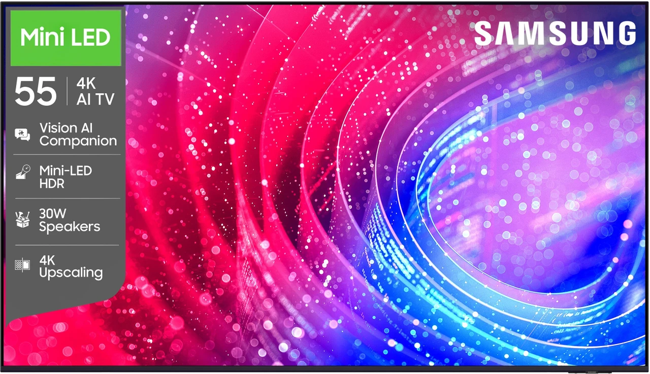 Samsung Vision AI 138 cm (55 inch) Ultra HD (4K) Mini LED Smart Tizen TV 2026 Edition with Vision AI Companion