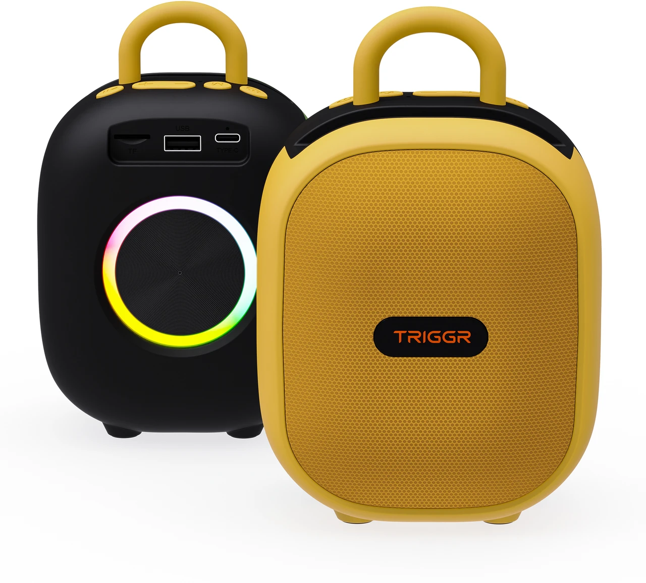 TRIGGR Roar 12 Portable BT, V5.3, FM Mode, Rubber Finish, 8 Hr Playtime